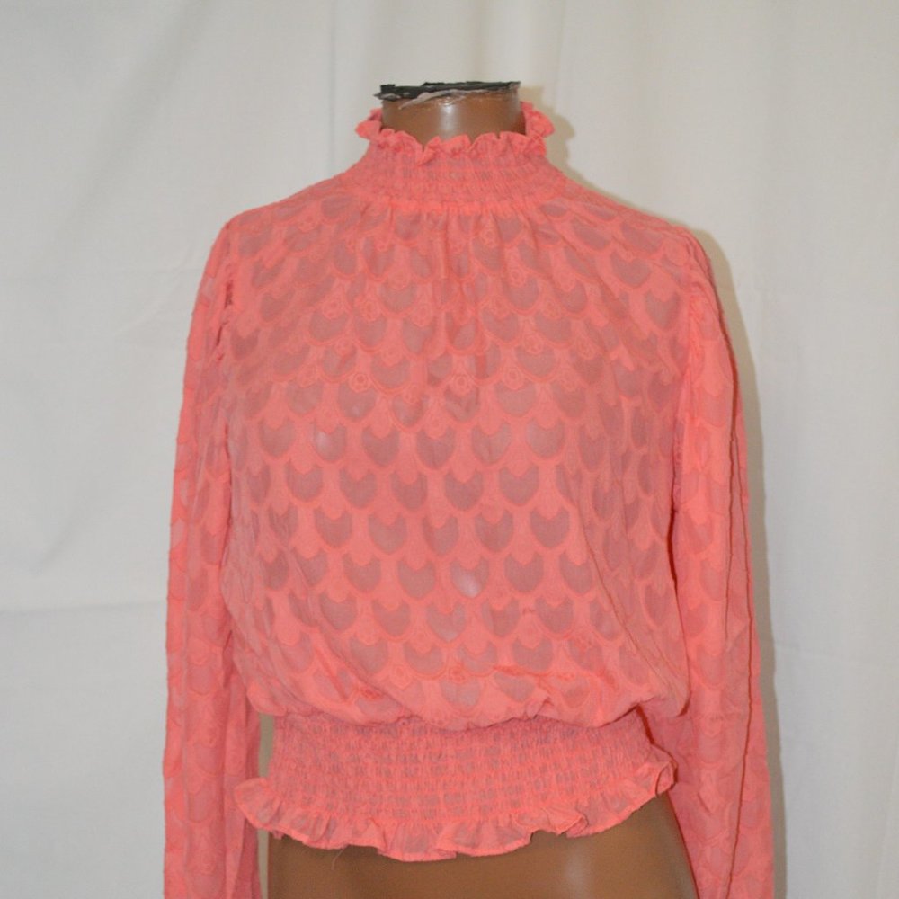 Sheer junior's blouse